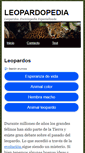 Mobile Screenshot of leopardopedia.com